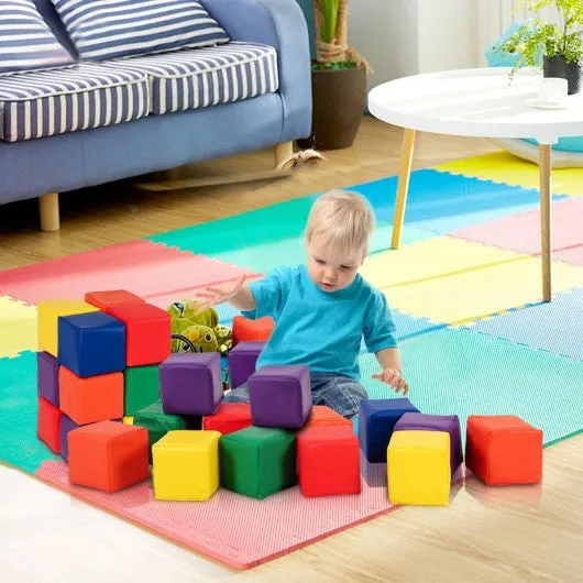 12 Piece 5.5" Soft Foam Building Blocks