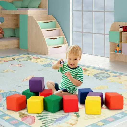 12 Piece 5.5" Soft Foam Building Blocks