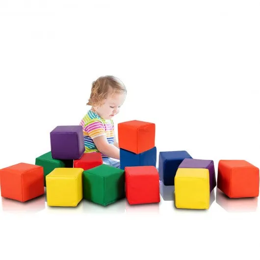 12 Piece 5.5" Soft Foam Building Blocks