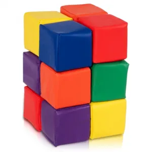 12 Piece 5.5" Soft Foam Building Blocks