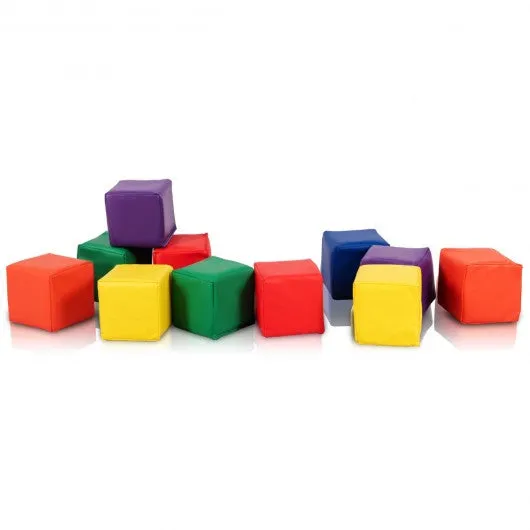 12 Piece 5.5" Soft Foam Building Blocks