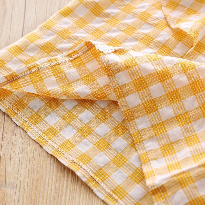 2-piece Plaid Ruffle T-shirt & Skirt for Toddler Girl