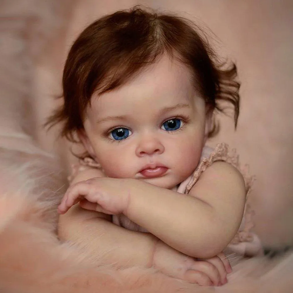 23.6-Inch Handmade Lifelike Huge Toddler Doll: Reborn Baby Toy