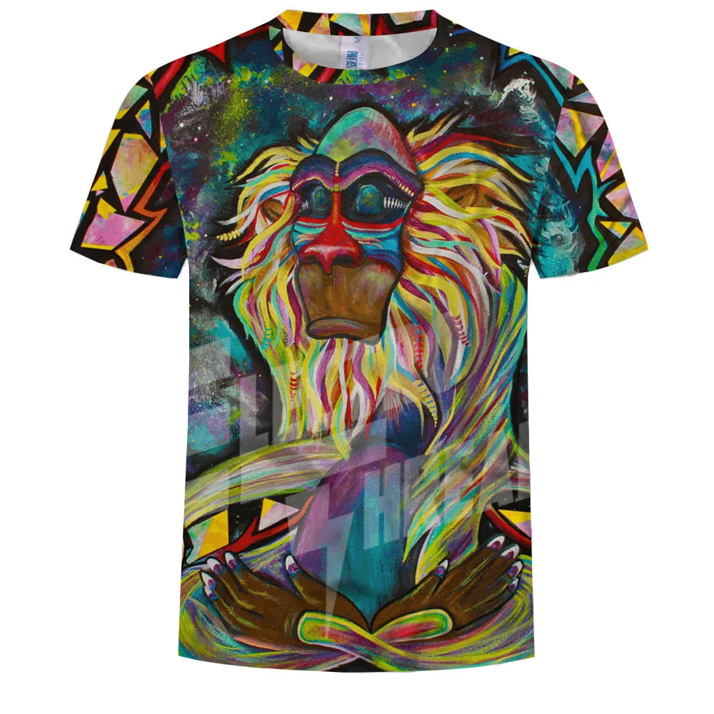 3D Printed Groovy Monkey T-shirt