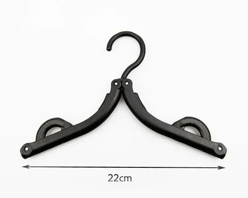 5 Pcs Plastic Folding Clothes Hanger - Green
