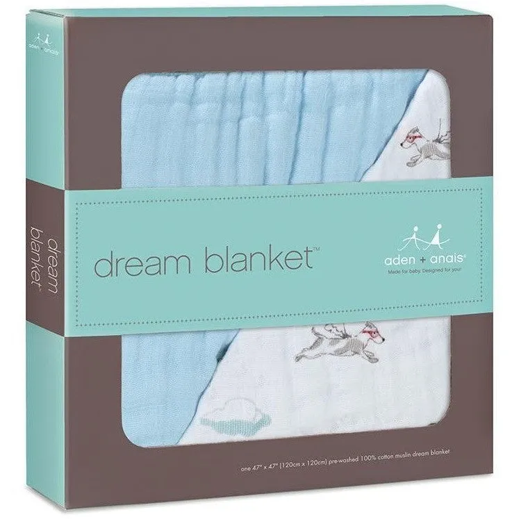 Aden and Anais - Dream Blanket Liam The Brave Flying Dog