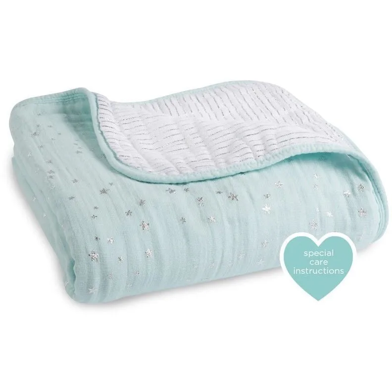Aden and Anais - Dream Blanket - Metallic Skylight