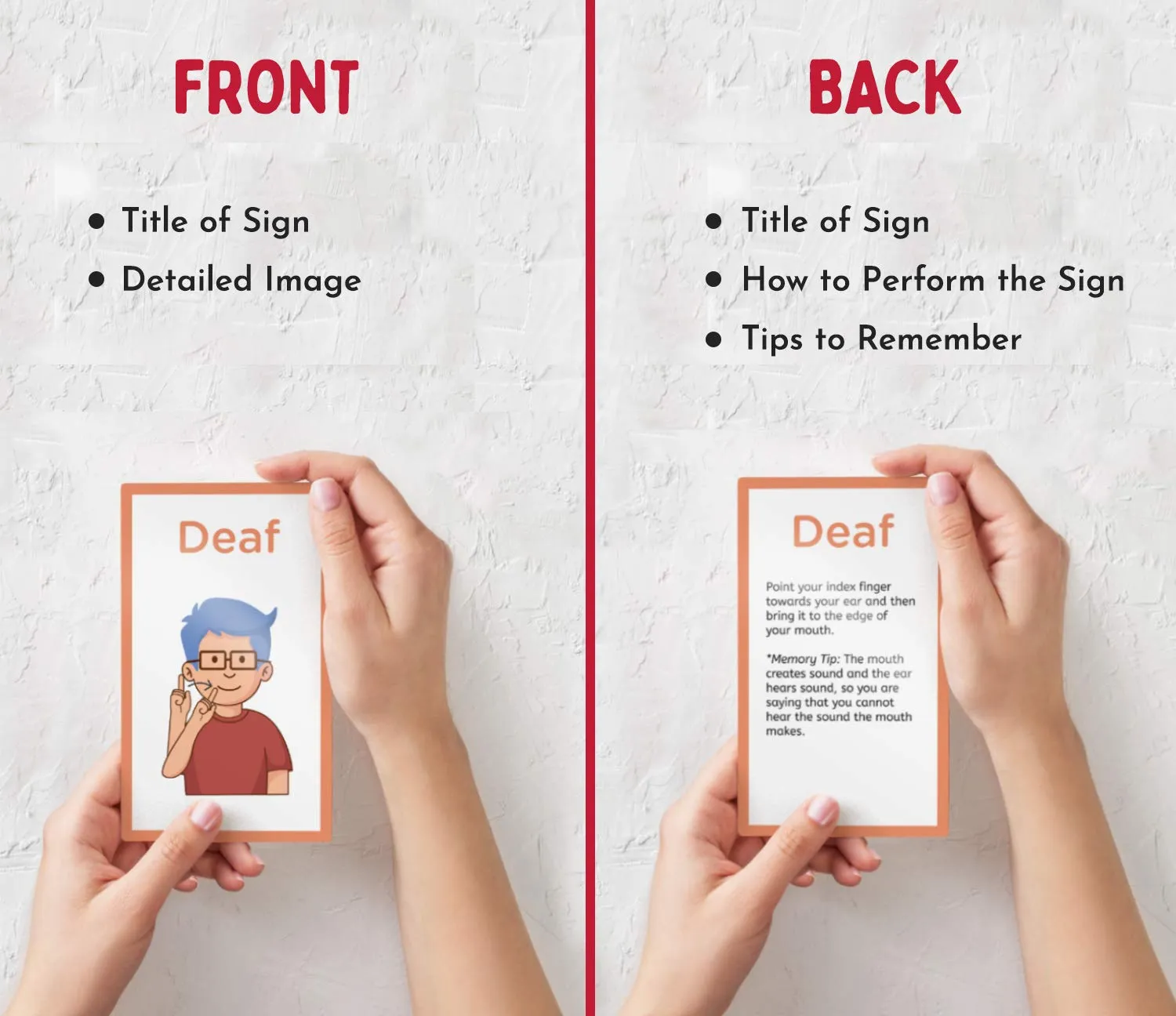 American Sign Language Flash Cards for Toddlers - 180 ASL Flash Cards for Babies