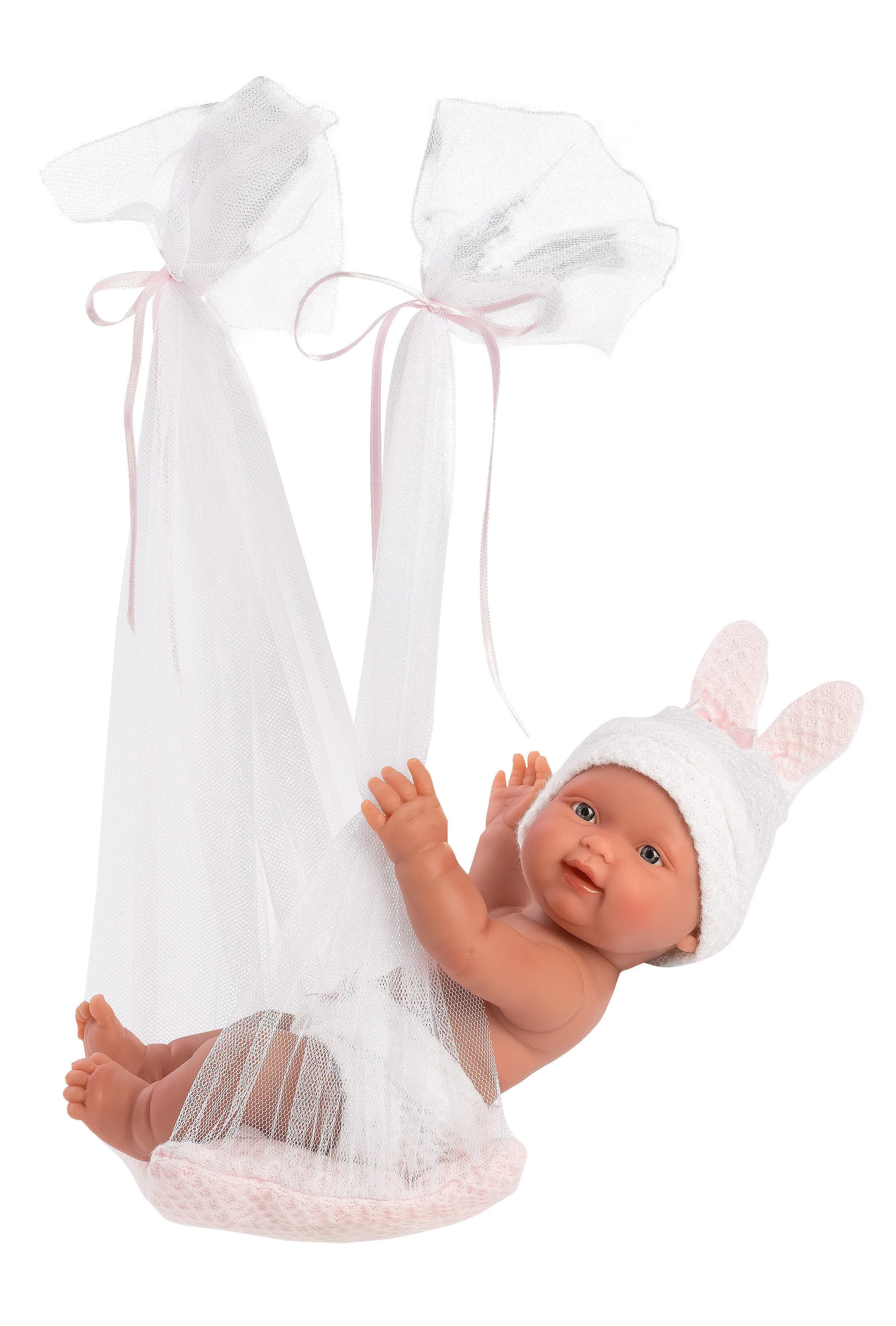 Anatomically Correct Baby Doll with Tulle And Baby Swing 10.2" | Sadie