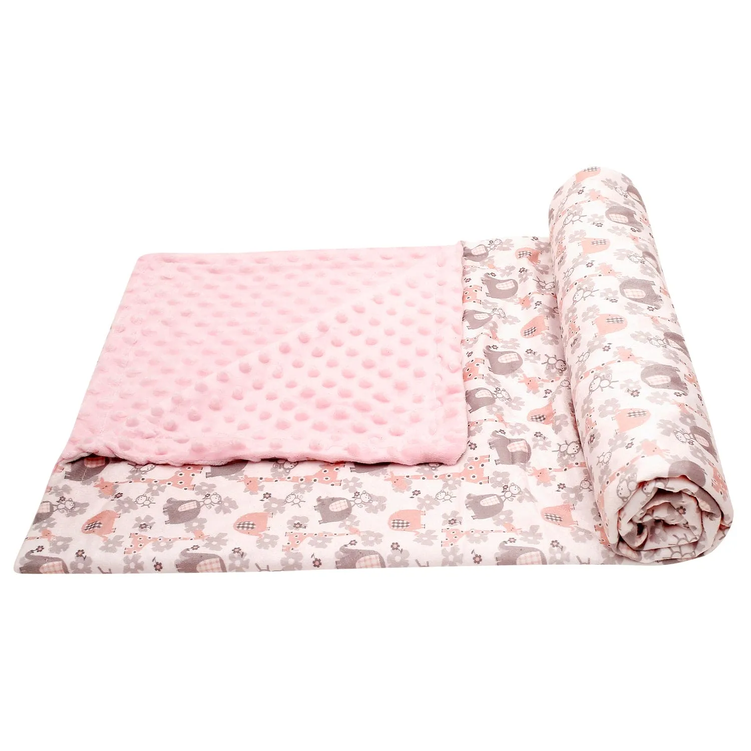 Animal Pink Bubble Blanket