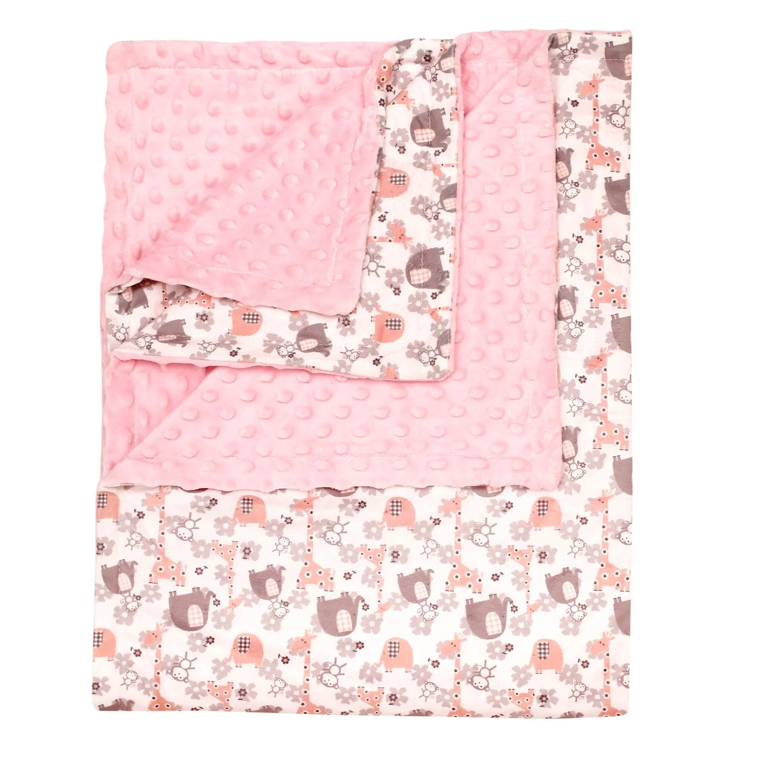 Animal Pink Bubble Blanket