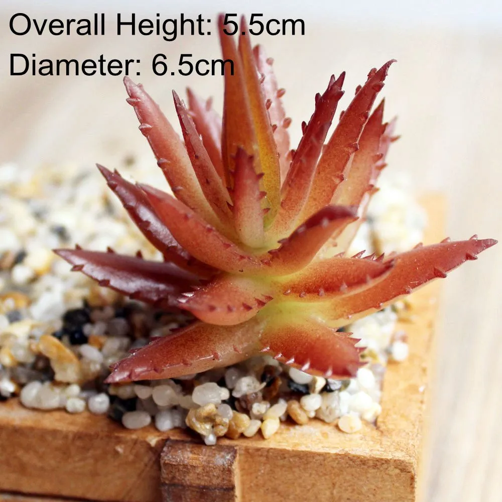 Artificial Green Purple Red Blue Succulent Plants Home Garden Wedding Decoration Mini Desktop Bonsai DIY Plante Artificielle