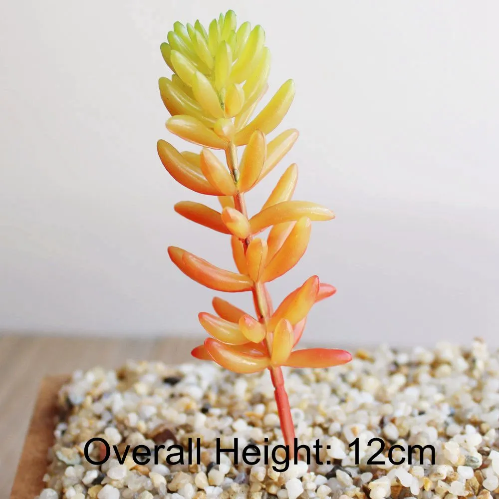 Artificial Green Purple Red Blue Succulent Plants Home Garden Wedding Decoration Mini Desktop Bonsai DIY Plante Artificielle