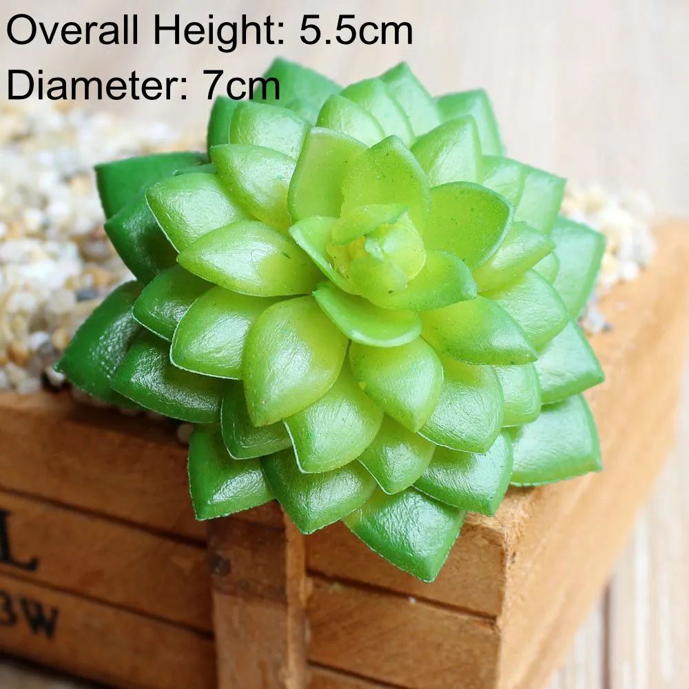 Artificial Green Purple Red Blue Succulent Plants Home Garden Wedding Decoration Mini Desktop Bonsai DIY Plante Artificielle