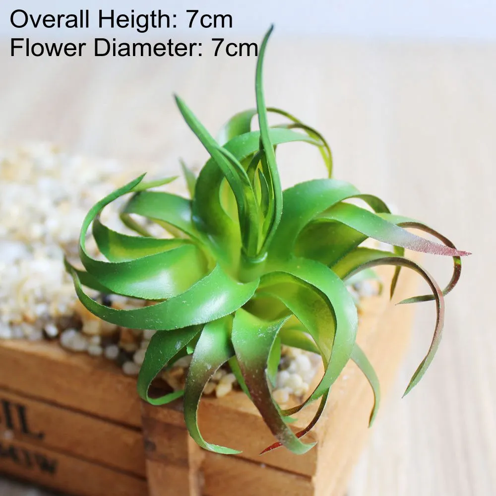 Artificial Green Purple Red Blue Succulent Plants Home Garden Wedding Decoration Mini Desktop Bonsai DIY Plante Artificielle