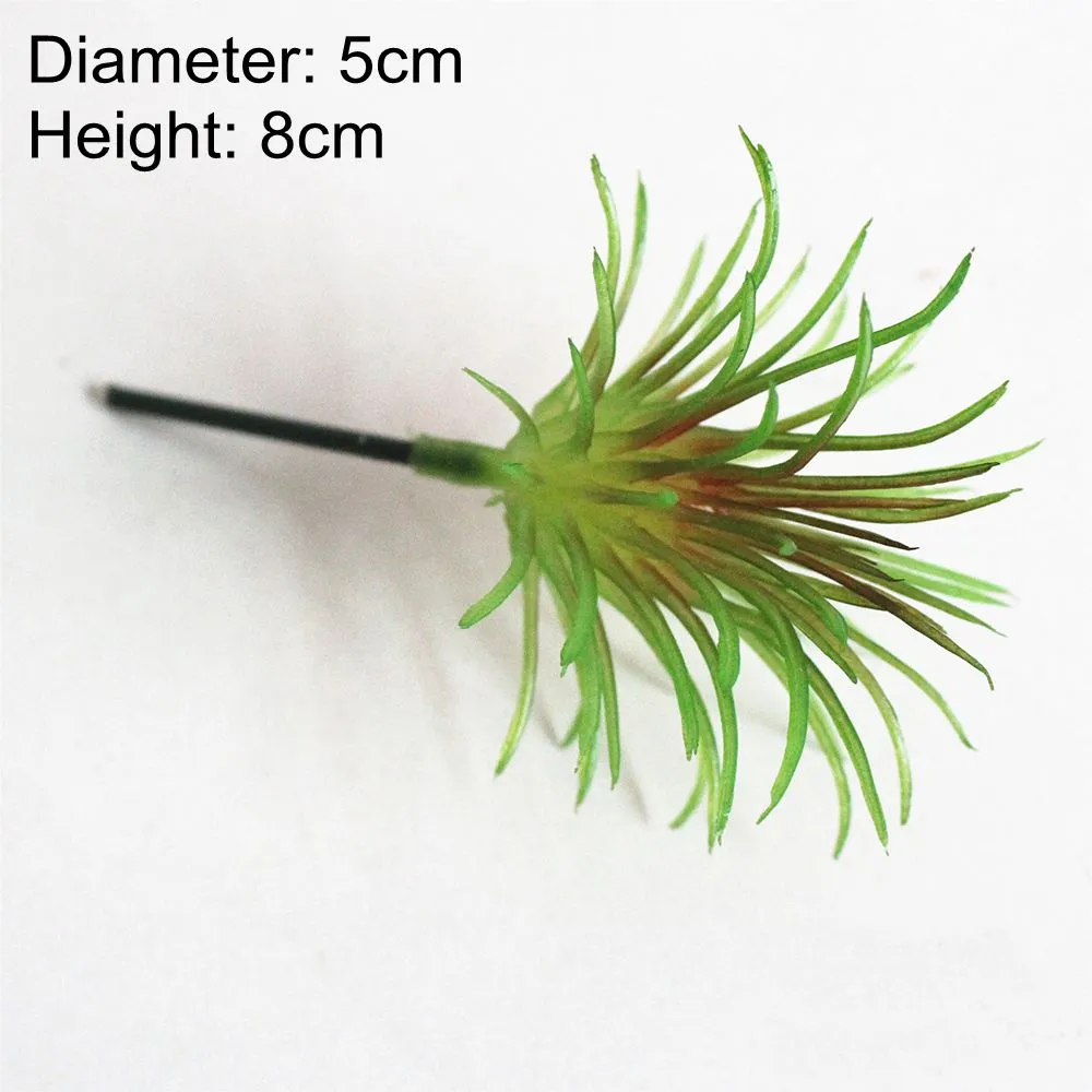 Artificial Green Purple Red Blue Succulent Plants Home Garden Wedding Decoration Mini Desktop Bonsai DIY Plante Artificielle