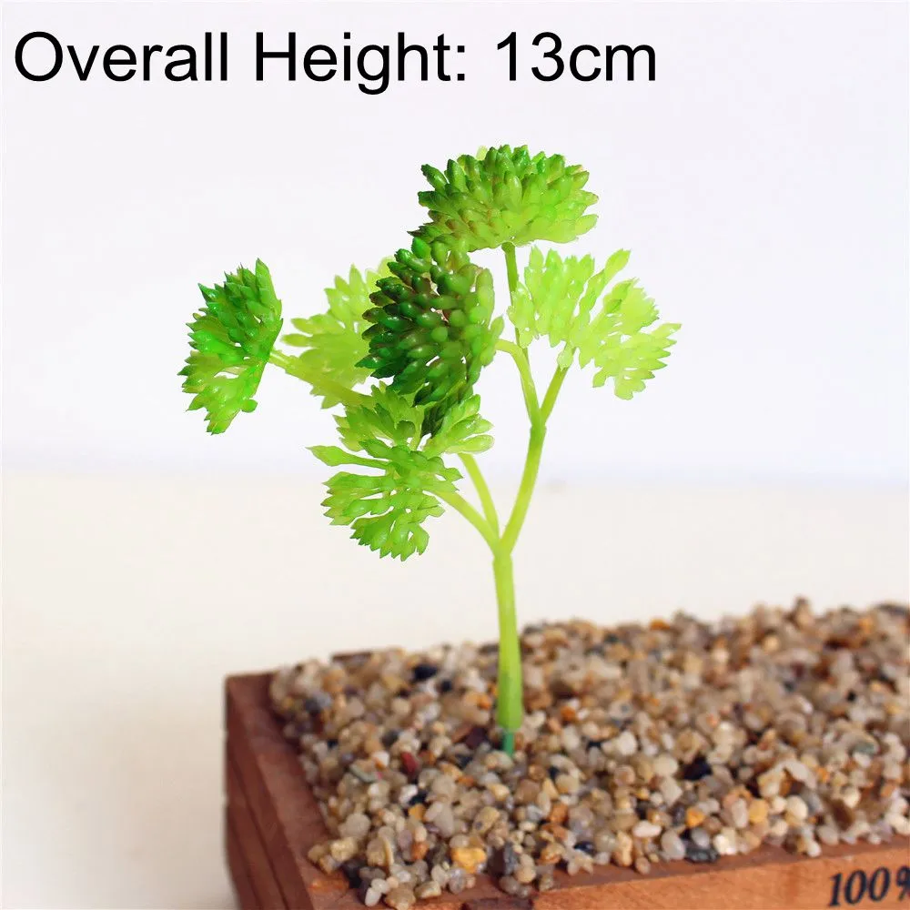 Artificial Green Purple Red Blue Succulent Plants Home Garden Wedding Decoration Mini Desktop Bonsai DIY Plante Artificielle