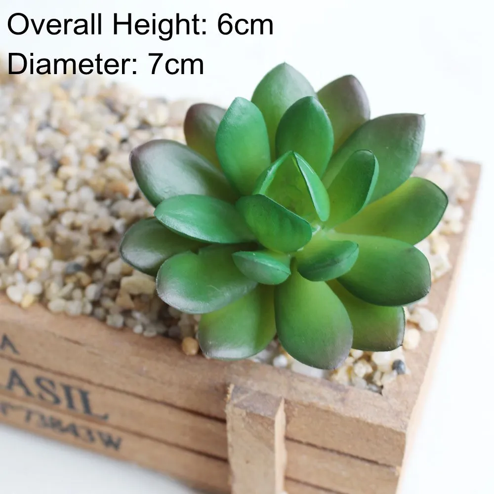 Artificial Green Purple Red Blue Succulent Plants Home Garden Wedding Decoration Mini Desktop Bonsai DIY Plante Artificielle