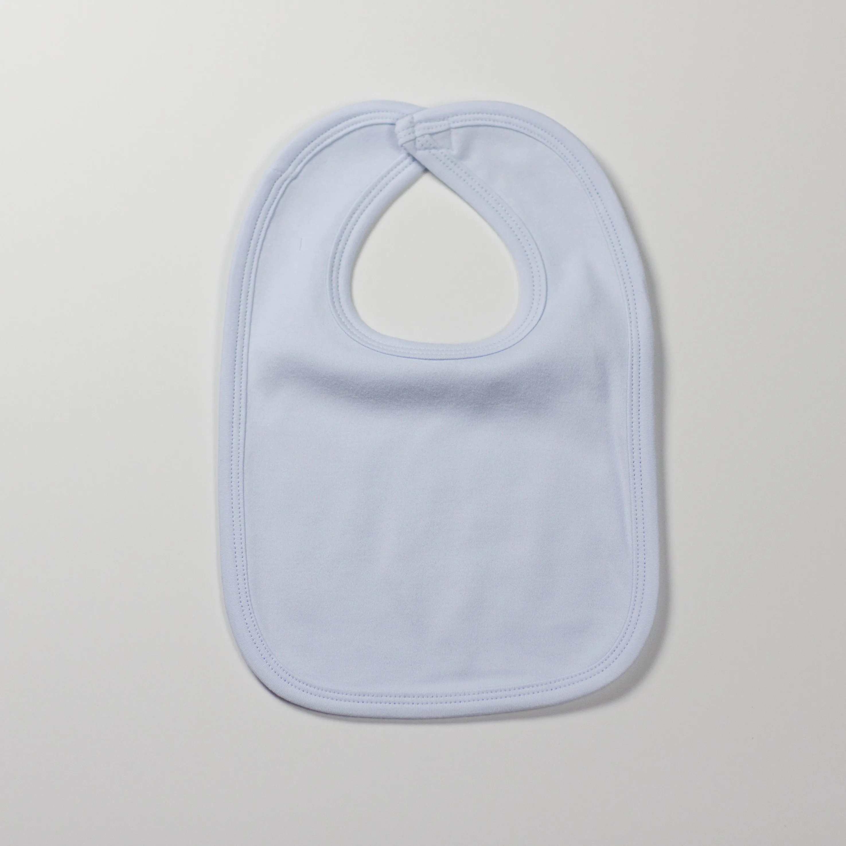 Baby Blue Boys Jersey Bib