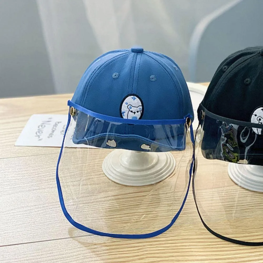 Baby Hat with Clear View Face Shield - Toddler Face Shield Mask