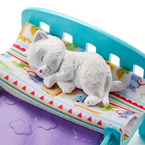 Barbie Skipper Babysitters Inc. Bedtime Playset with Skipper Doll, Toddler Doll and More