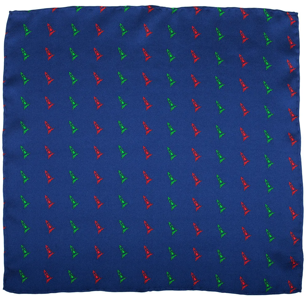 Buoy Pocket Square - Port & Starboard