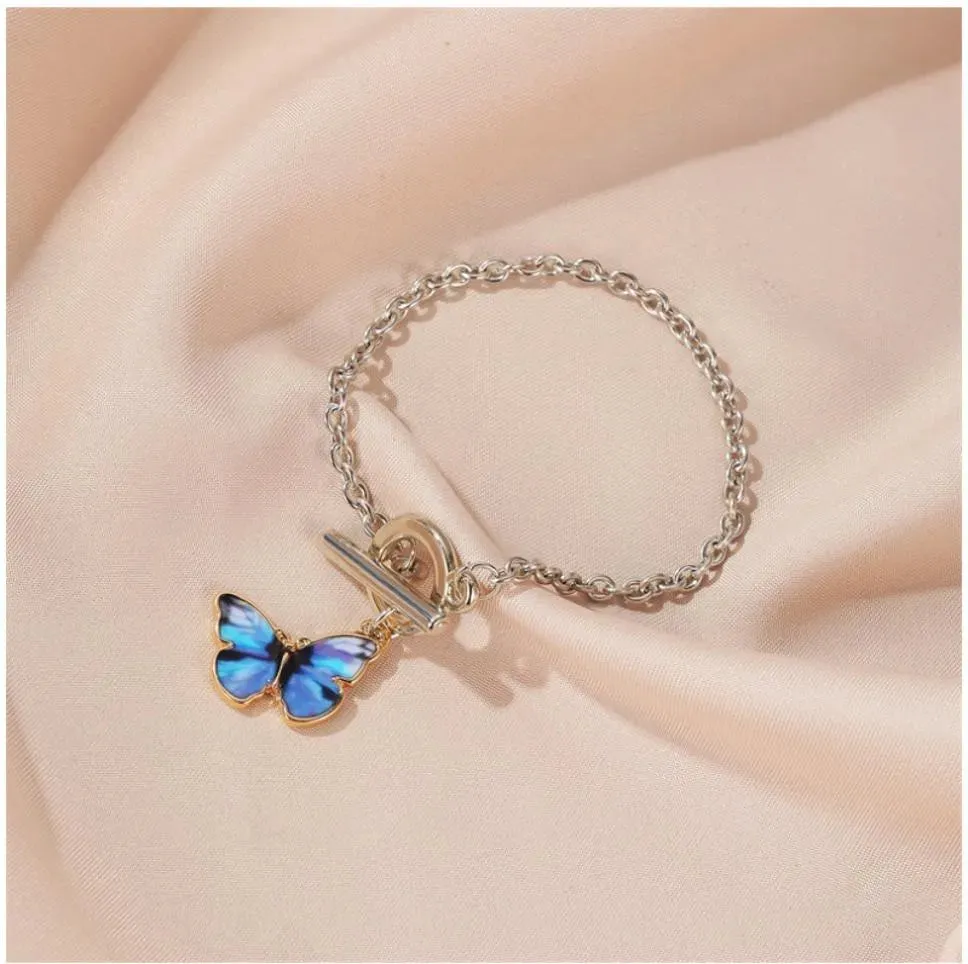 Butterfly Design Bracelet Set - Set Of 1