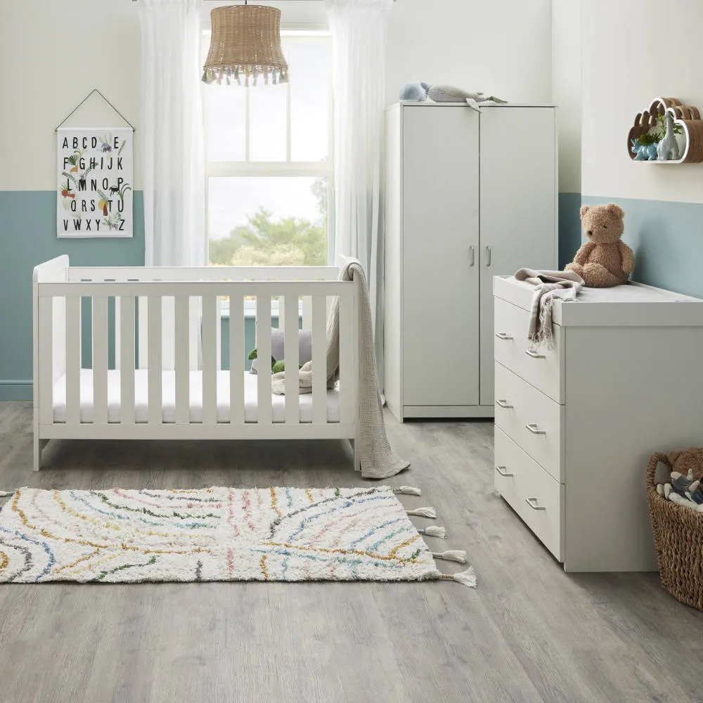 Caro 3 Piece Room Set - White Wash