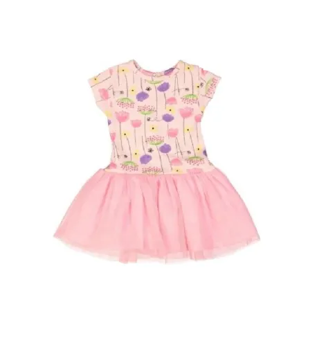 Chloe Louise Tutu Dress Pink Floral (0-12mths)