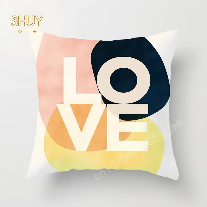 Custom Polyester Throw Pillow Cover