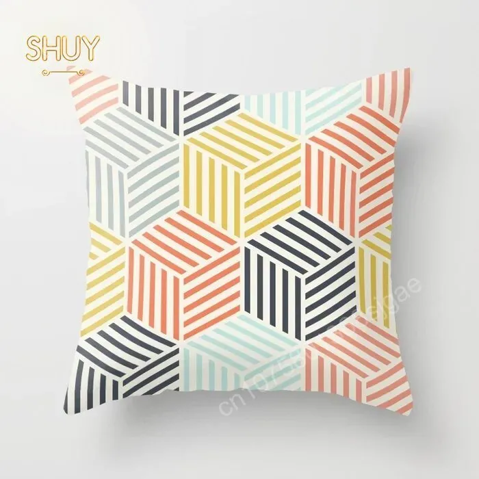 Custom Polyester Throw Pillow Cover