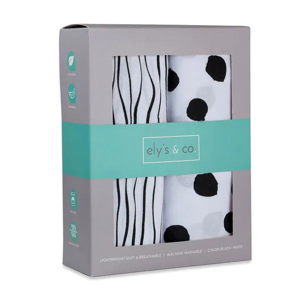 Ely's & Co. Cotton Crib Sheet - 2 Pack