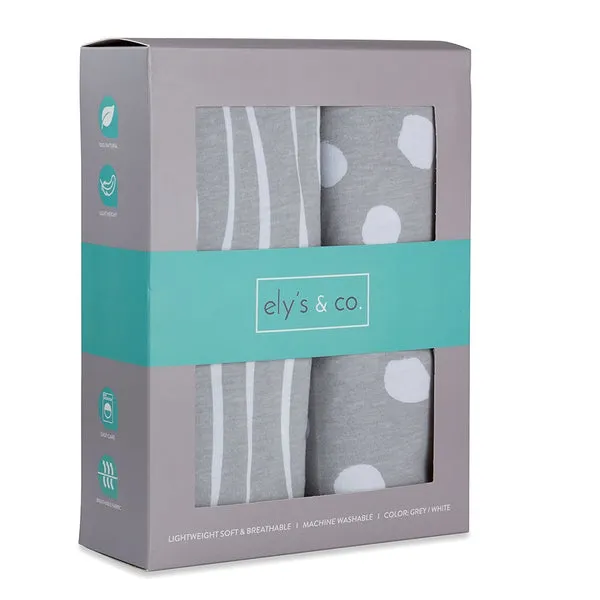 Ely's & Co. Cotton Crib Sheet - 2 Pack