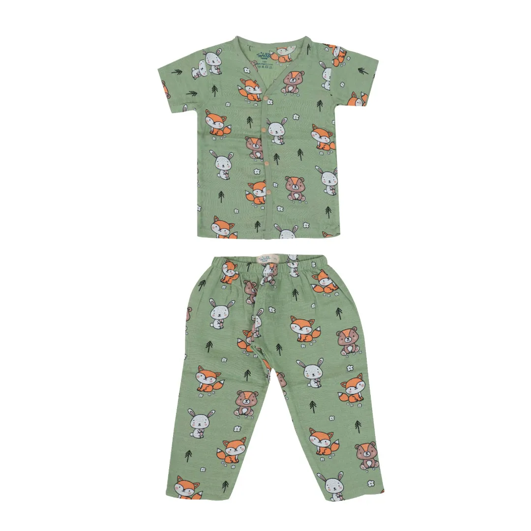 Forest Joy - Muslin Sleep Suit for babies and kids (Unisex)