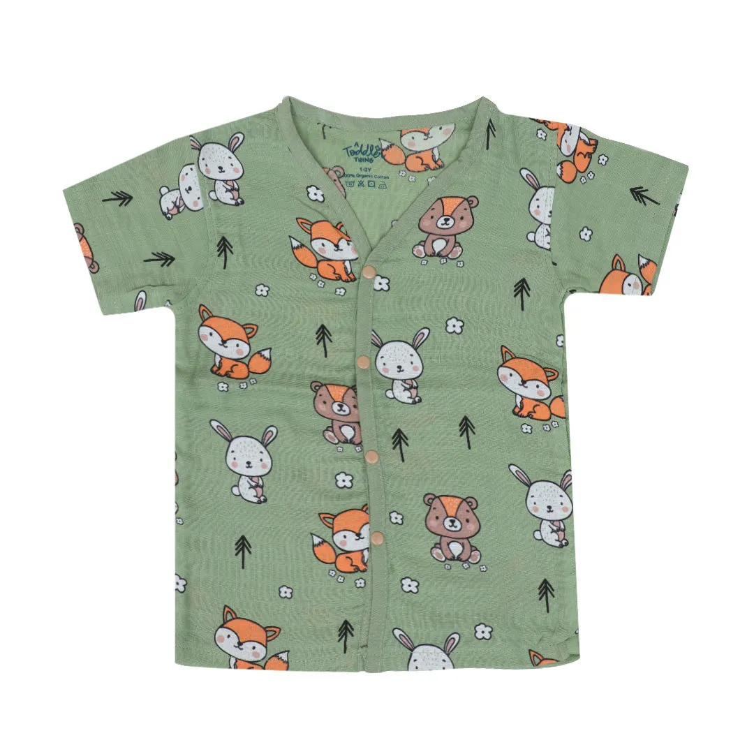 Forest Joy - Muslin Sleep Suit for babies and kids (Unisex)
