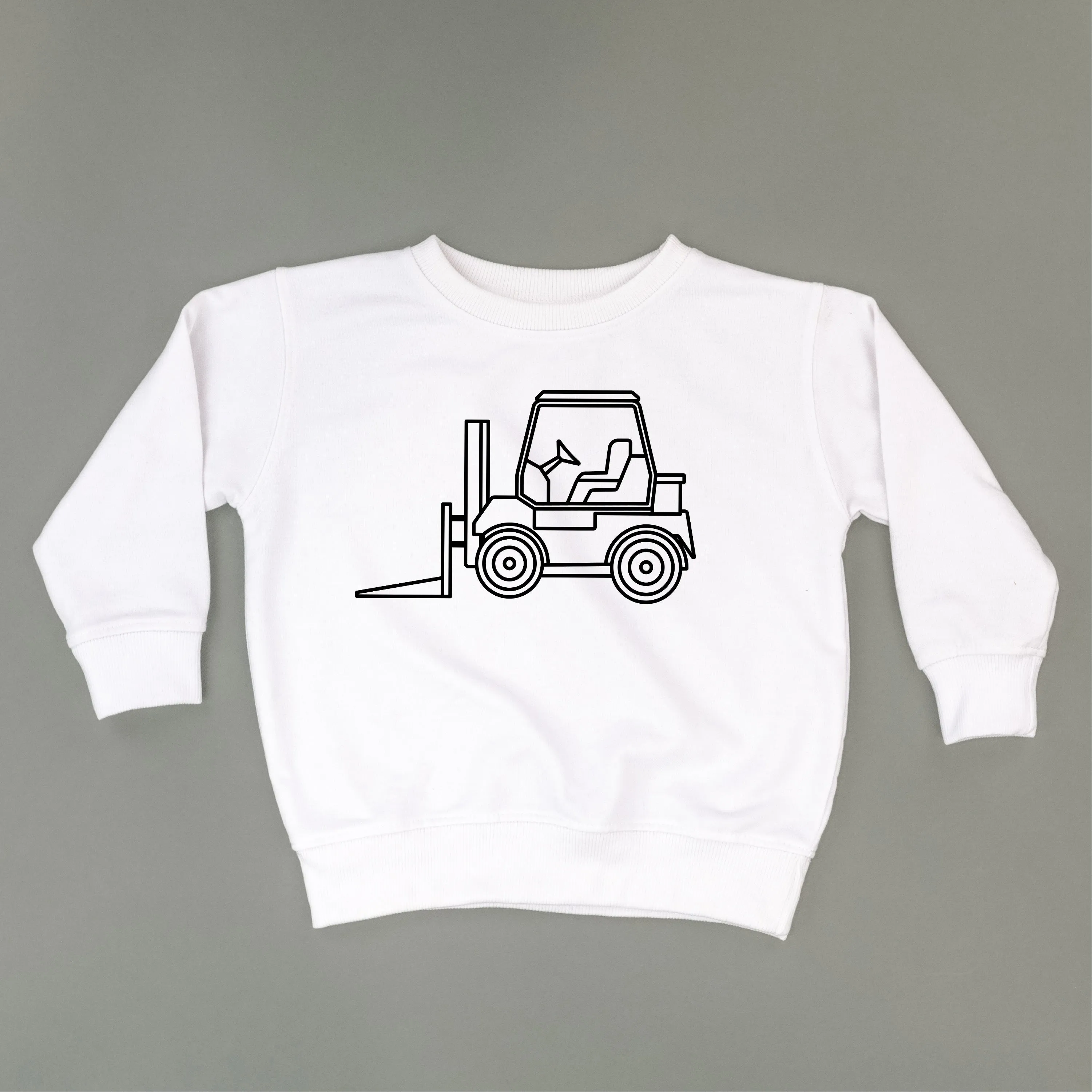FORK LIFT - Minimalist Design - Child Sweater