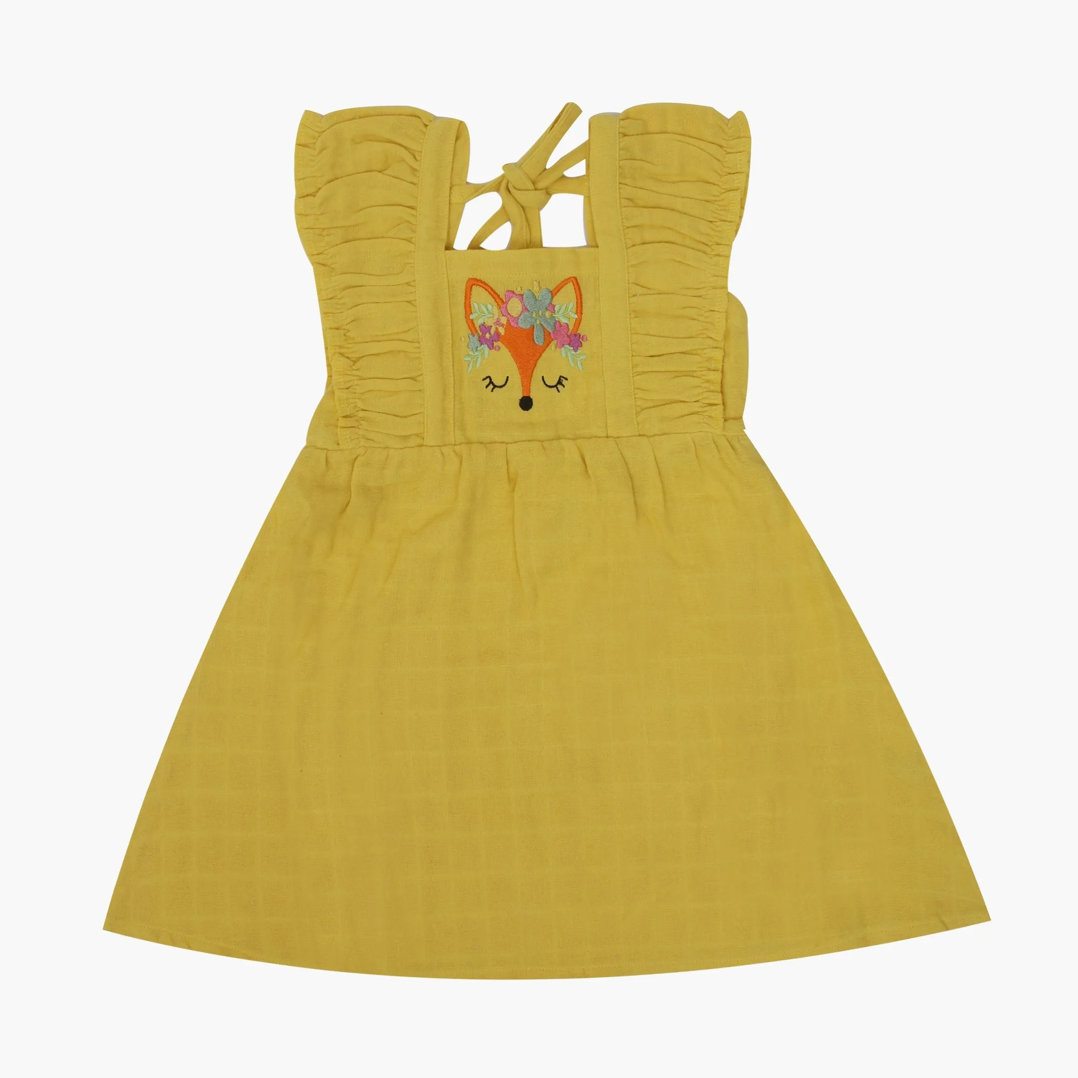 Foxy Flair - Muslin frock for girls