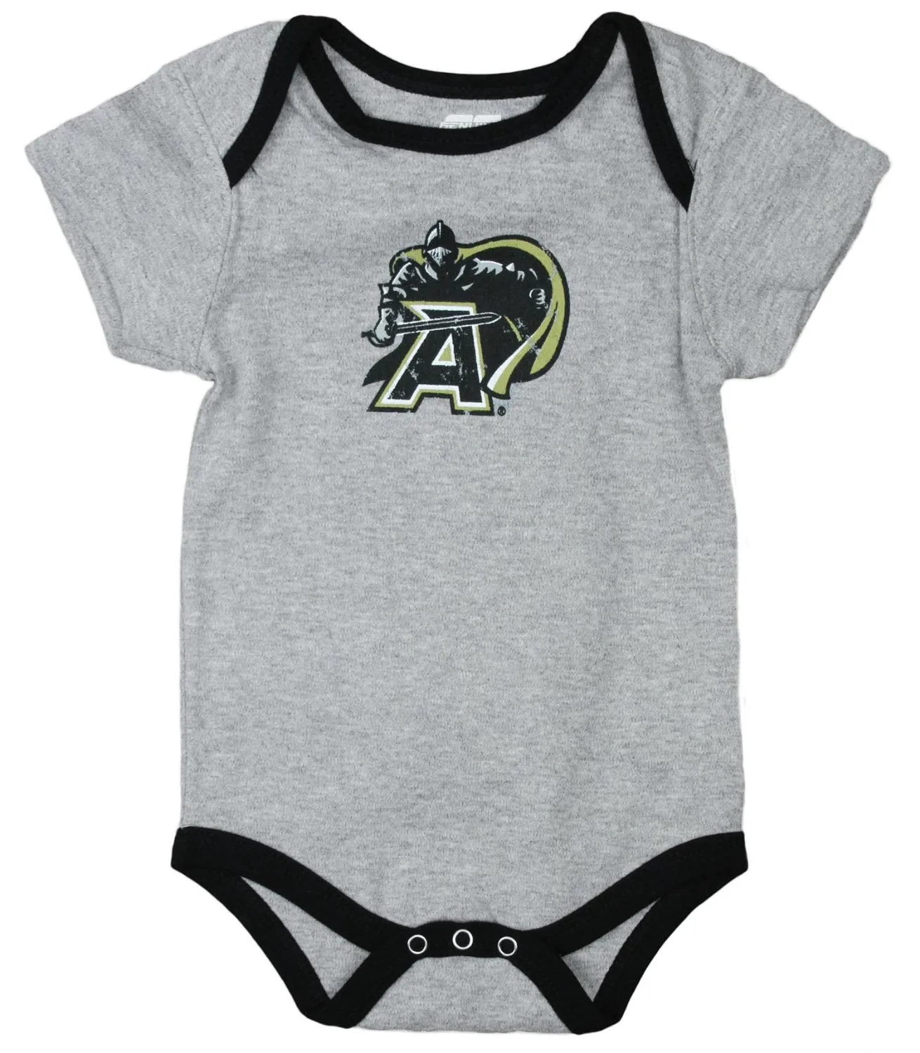 Genuine Stuff NCAA Infants Army West Point Black Knights 3 Pack Creeper Bodysuit Set