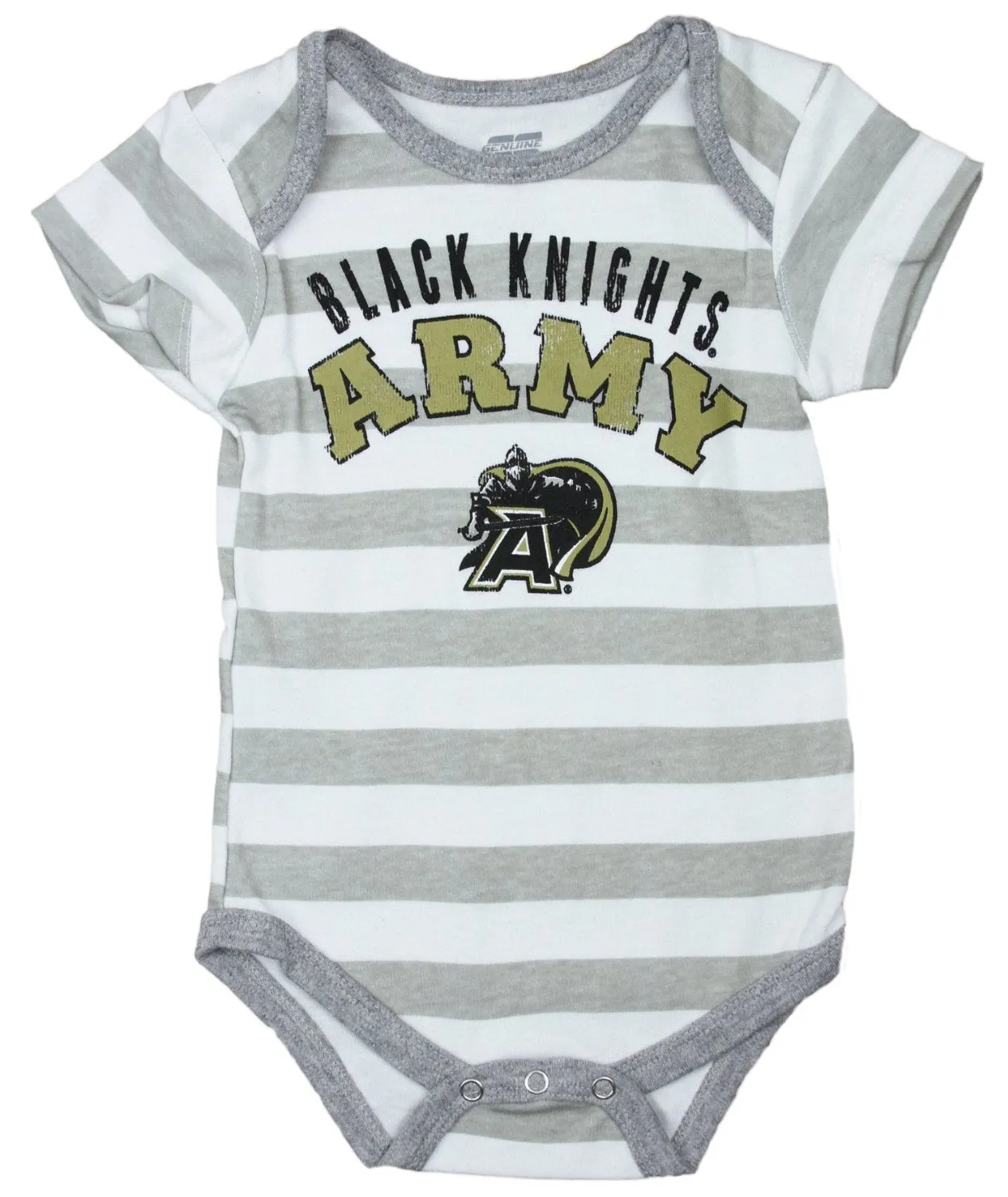 Genuine Stuff NCAA Infants Army West Point Black Knights 3 Pack Creeper Bodysuit Set