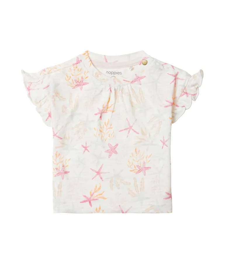 Girl's Cotton Chula T-shirt - Whisper White