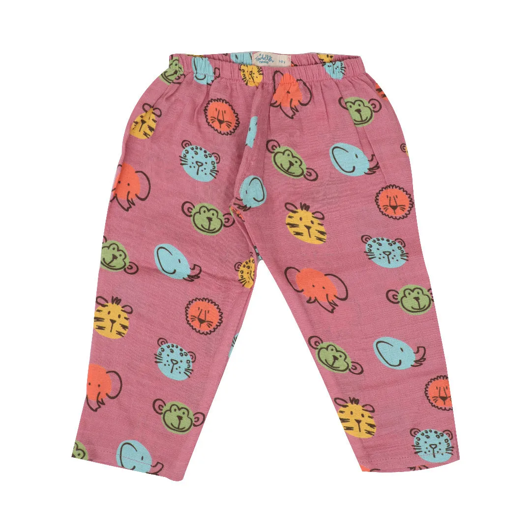 Jungle Jumble (Pack of 2) - Muslin Sleep Suit for babies and kids (Unisex)