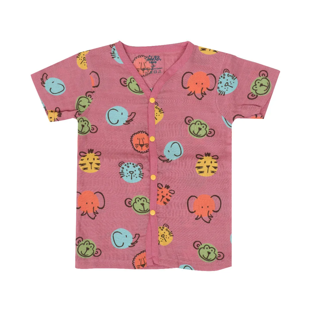 Jungle Jumble (Pack of 2) - Muslin Sleep Suit for babies and kids (Unisex)