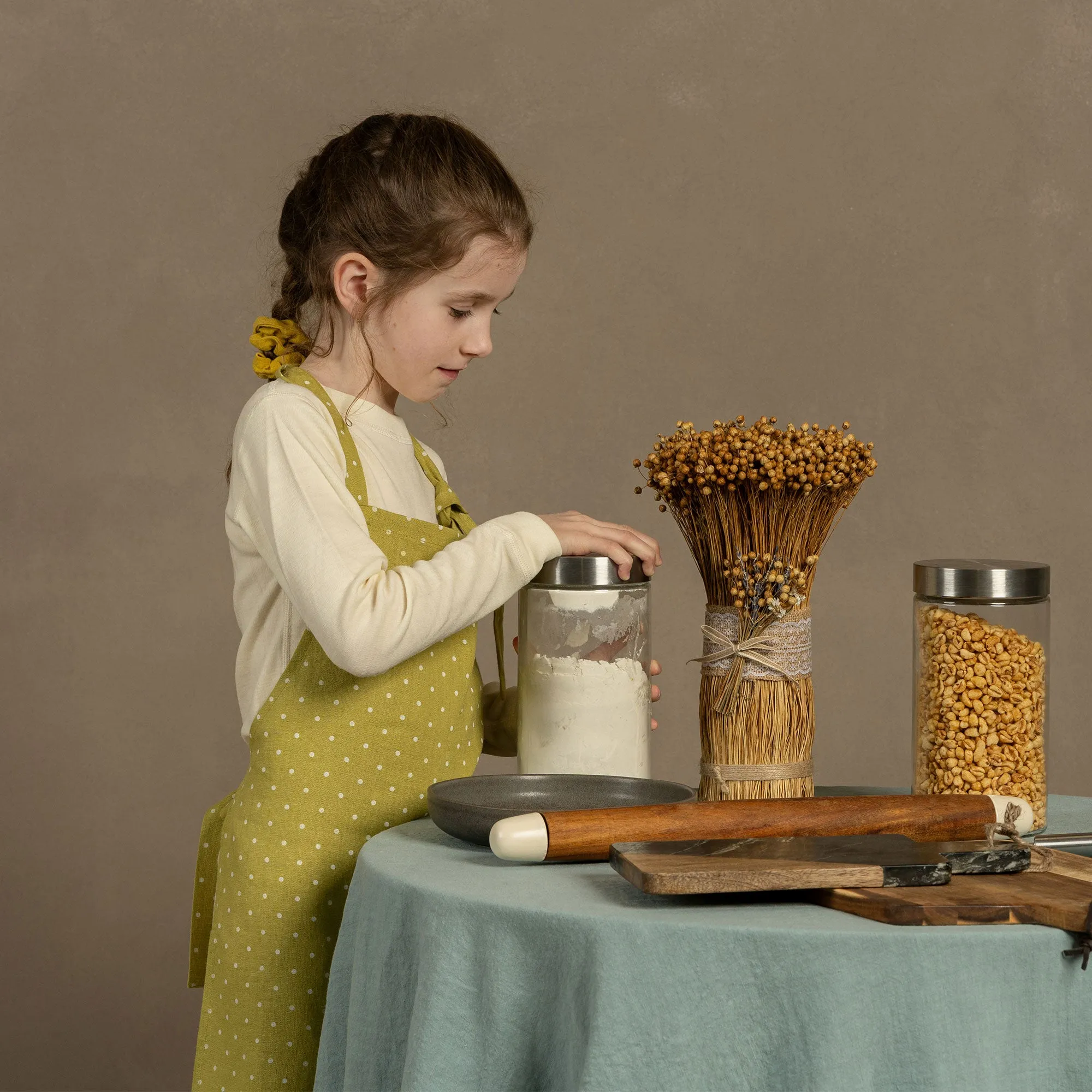 Kids' Linen Apron