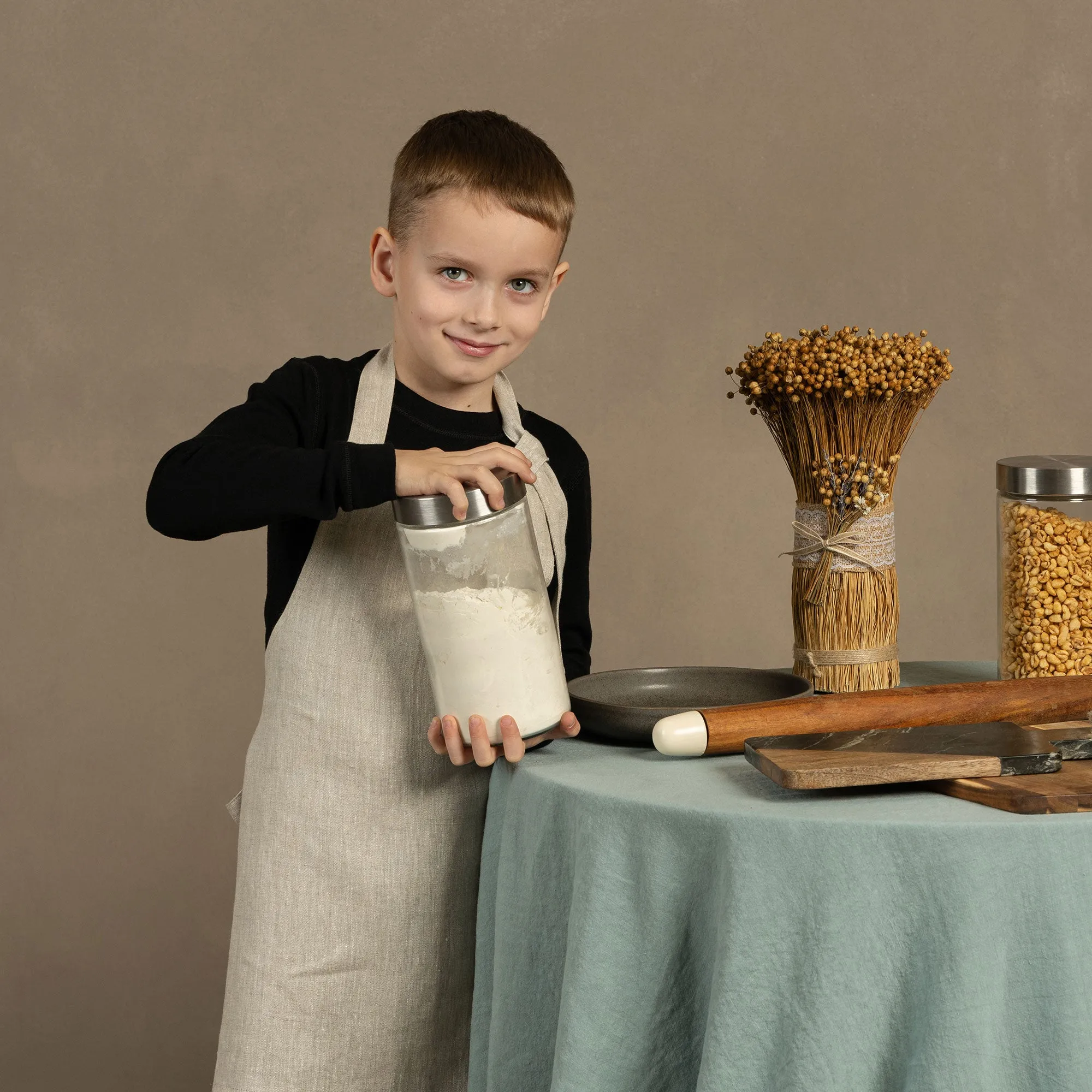 Kids' Linen Apron