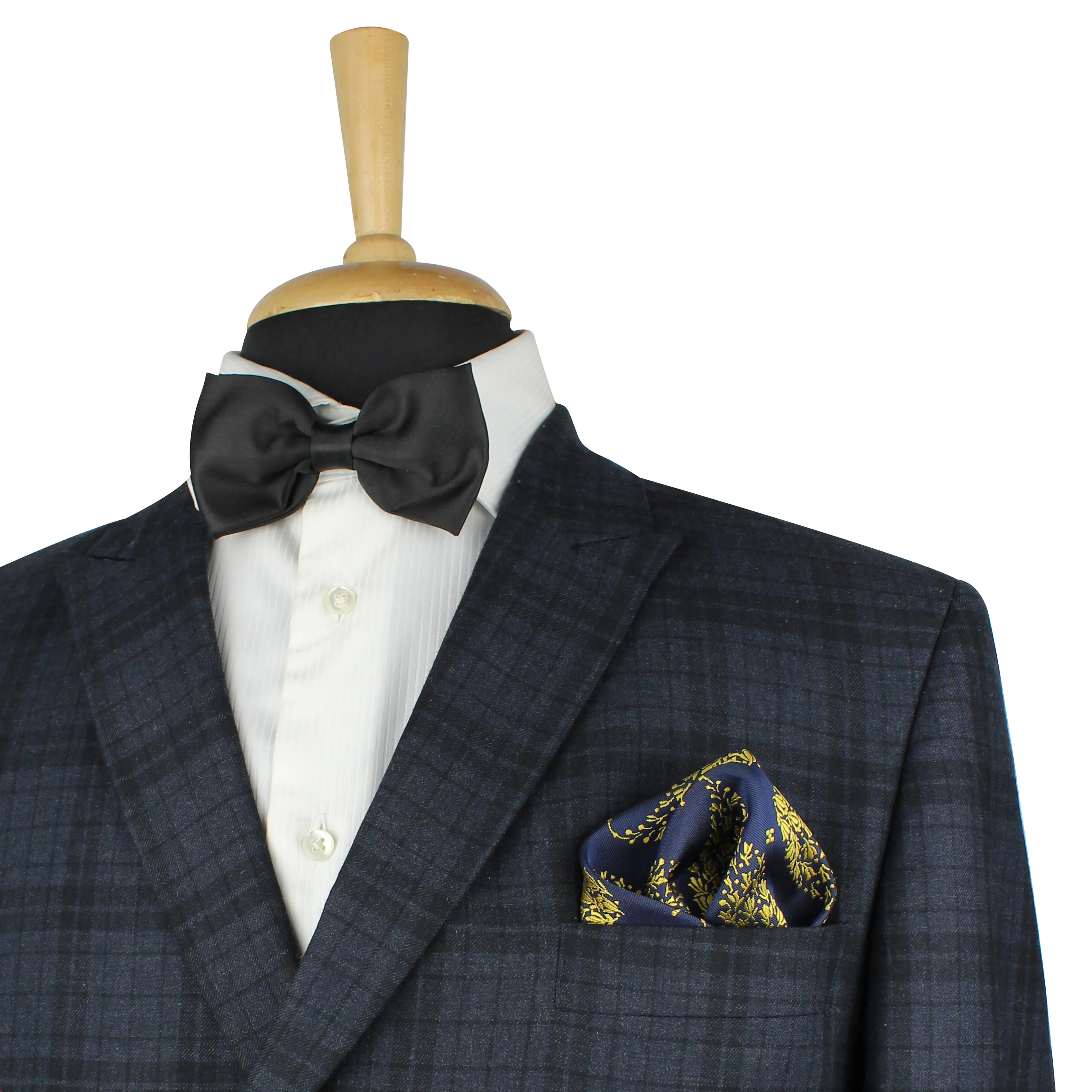 Kovove Yellow Floral Necktie and Pocket Square Gift Box