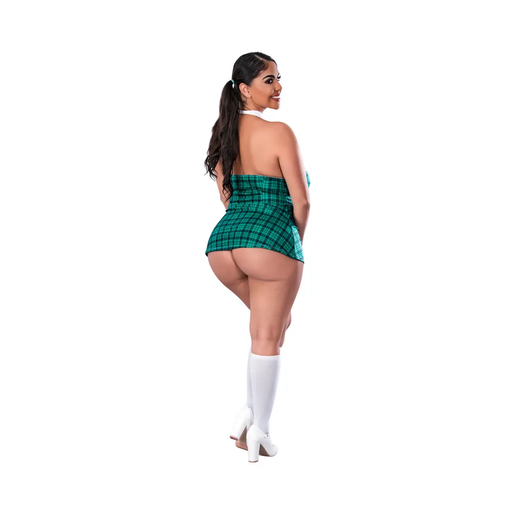 Magic Silk Dress Up Homeroom Hottie Costume Teal Queen Size