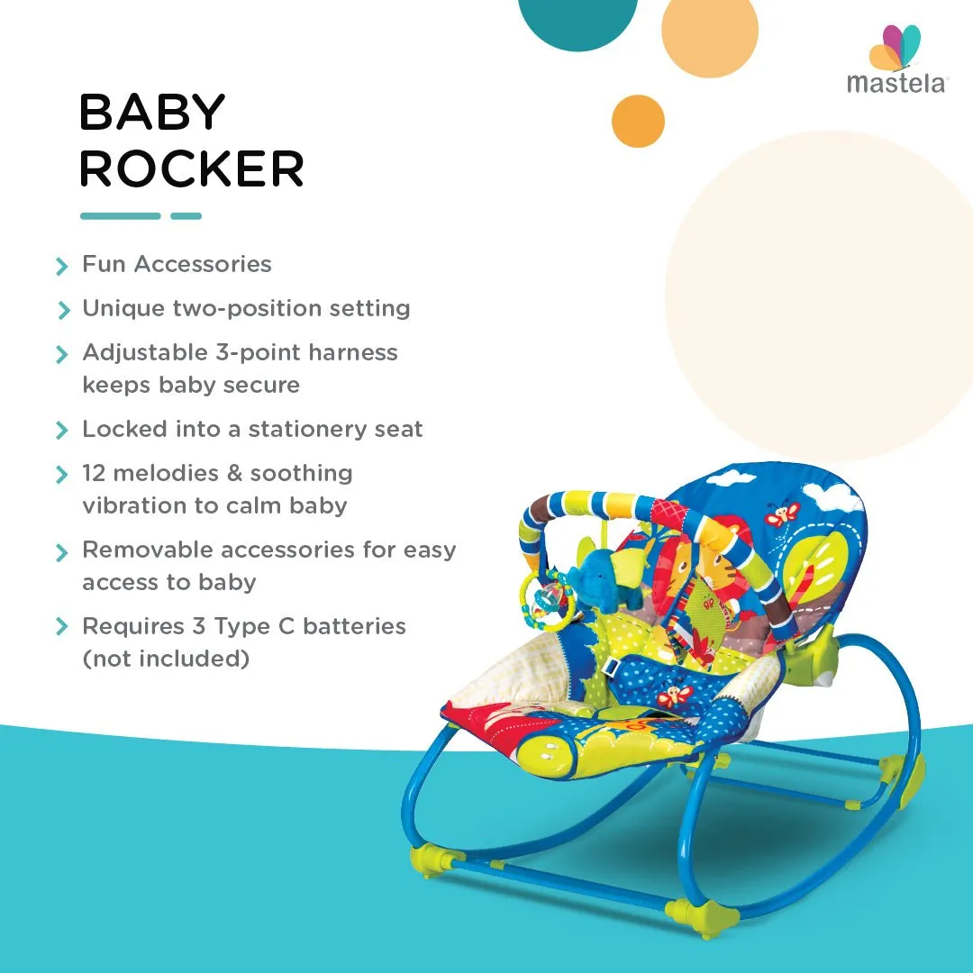 Mastela Newborn to Toddler Rocker- Blue