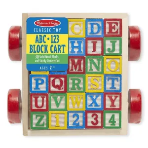 Melissa and Doug Classic ABC Block Cart (UC)