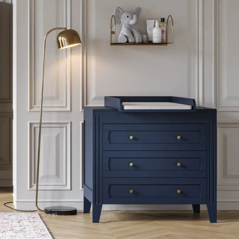 Milenne Indigo Cot, Compactum & Changer Bundle