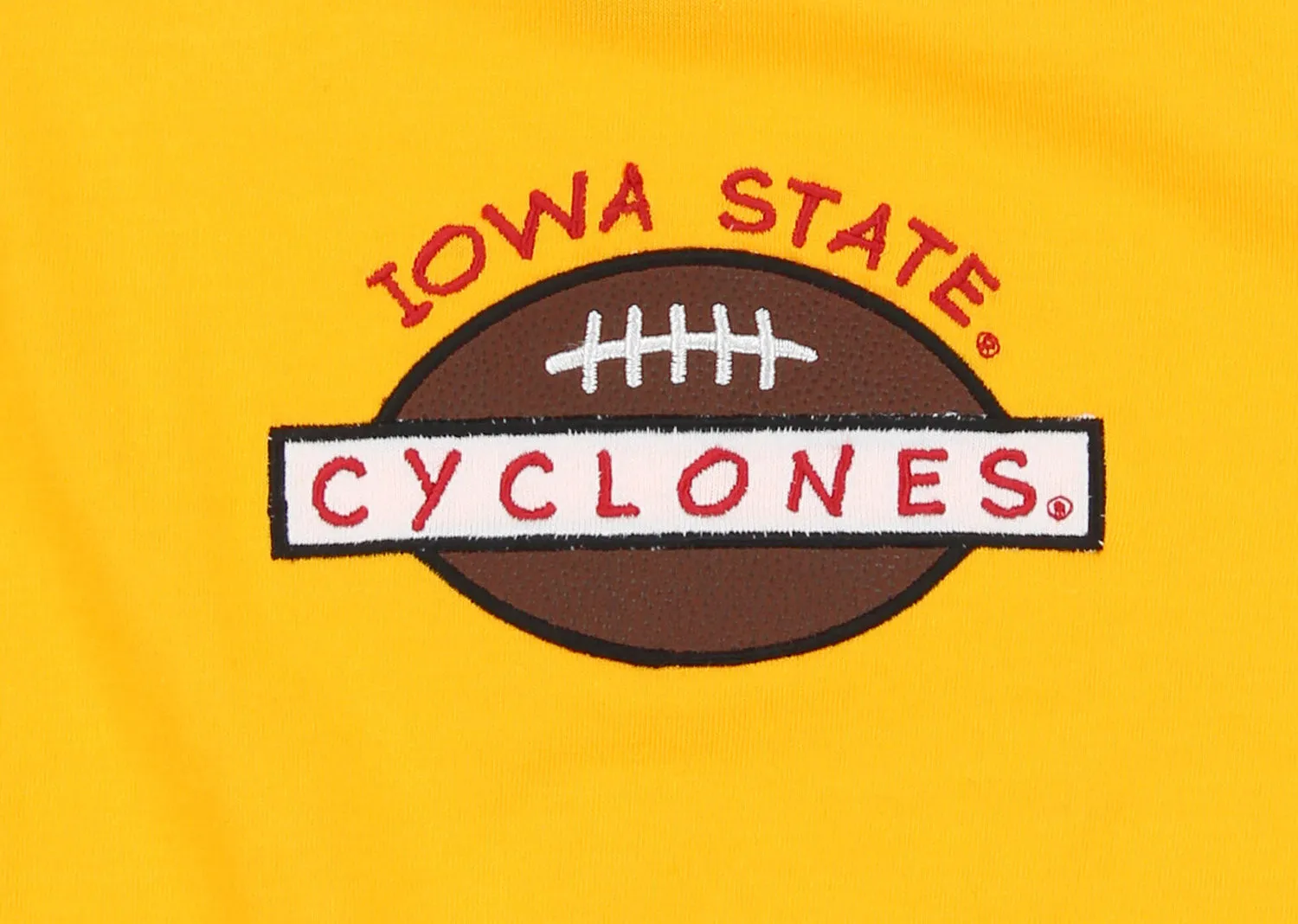 NCAA Infant Iowa State Cyclones Creeper Top and Pants Set, Gold/Red